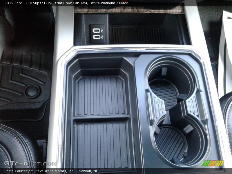 White Platinum / Black 2019 Ford F350 Super Duty Lariat Crew Cab 4x4