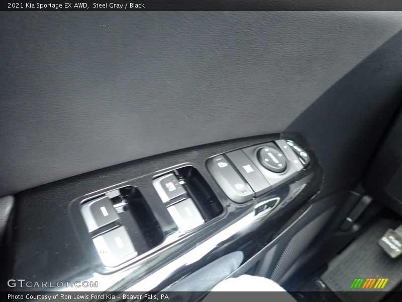 Steel Gray / Black 2021 Kia Sportage EX AWD