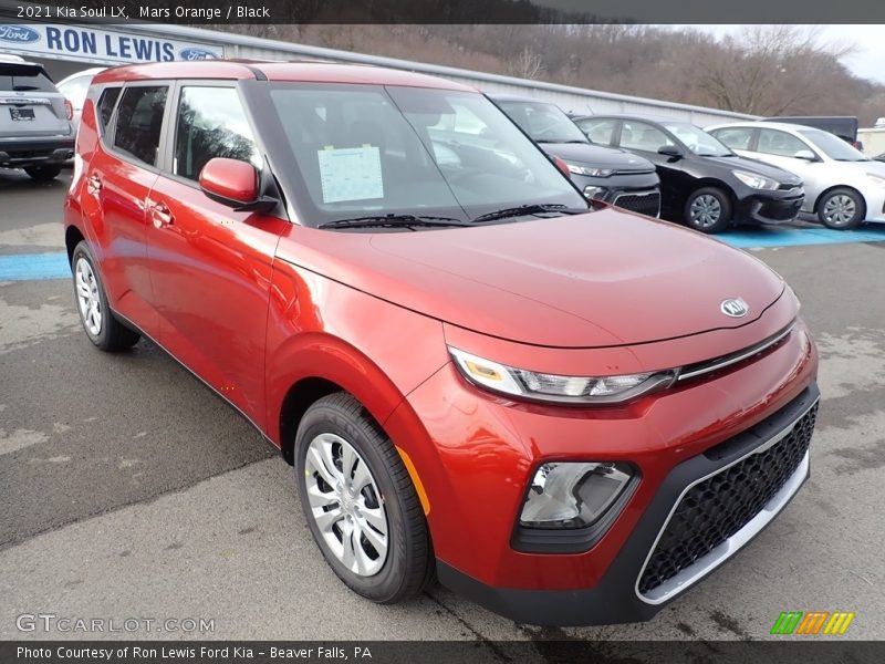 Mars Orange / Black 2021 Kia Soul LX