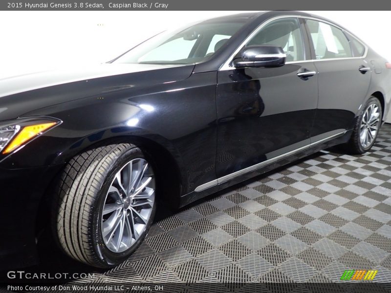 Caspian Black / Gray 2015 Hyundai Genesis 3.8 Sedan