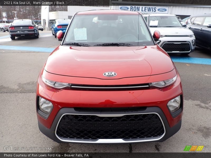 Mars Orange / Black 2021 Kia Soul LX