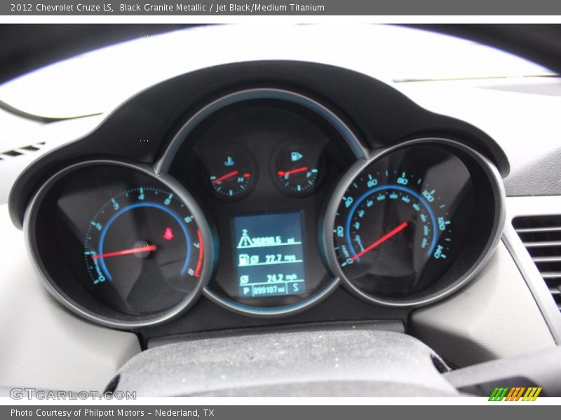Black Granite Metallic / Jet Black/Medium Titanium 2012 Chevrolet Cruze LS