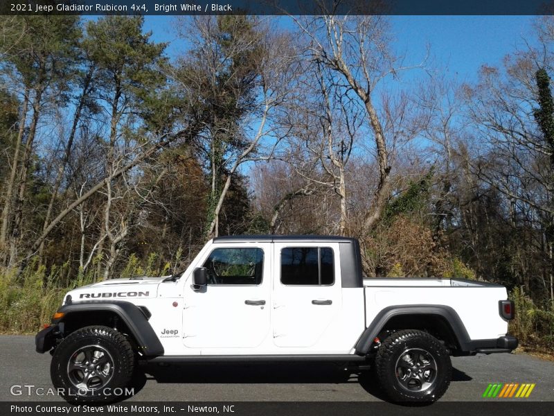 Bright White / Black 2021 Jeep Gladiator Rubicon 4x4