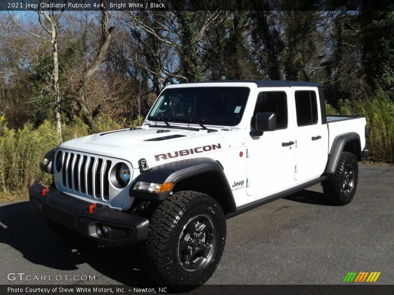 Bright White / Black 2021 Jeep Gladiator Rubicon 4x4