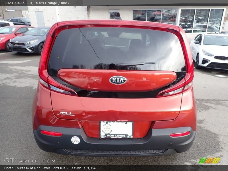 Mars Orange / Black 2021 Kia Soul LX