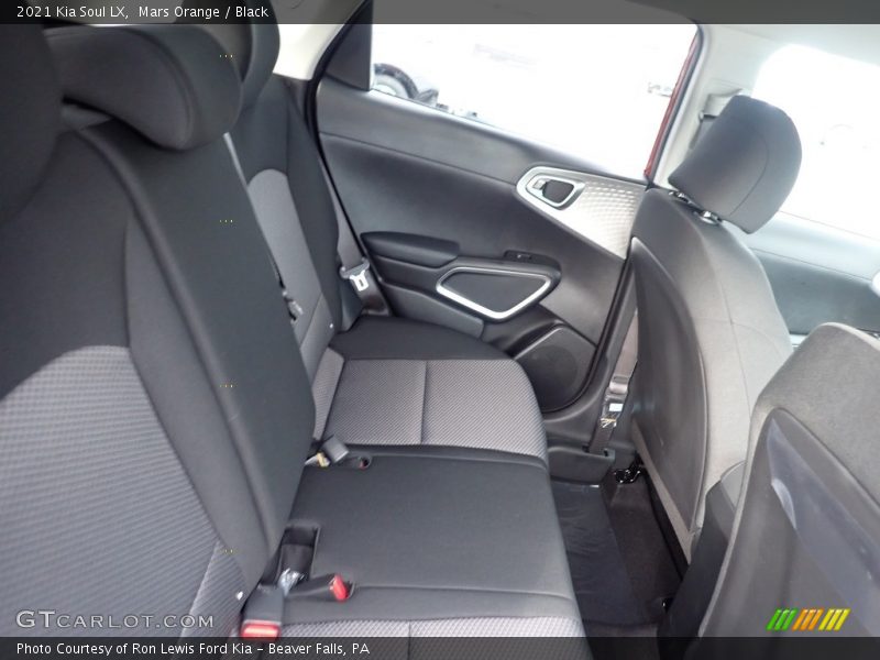 Rear Seat of 2021 Soul LX