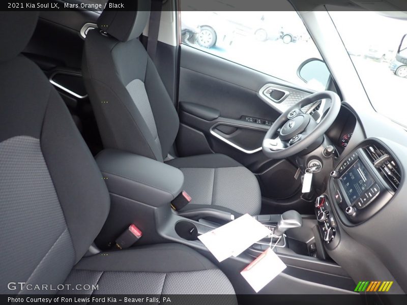 Front Seat of 2021 Soul LX
