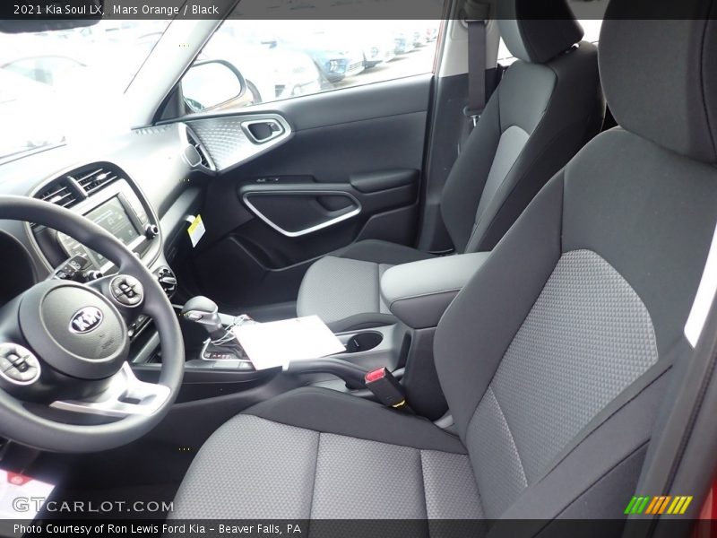  2021 Soul LX Black Interior