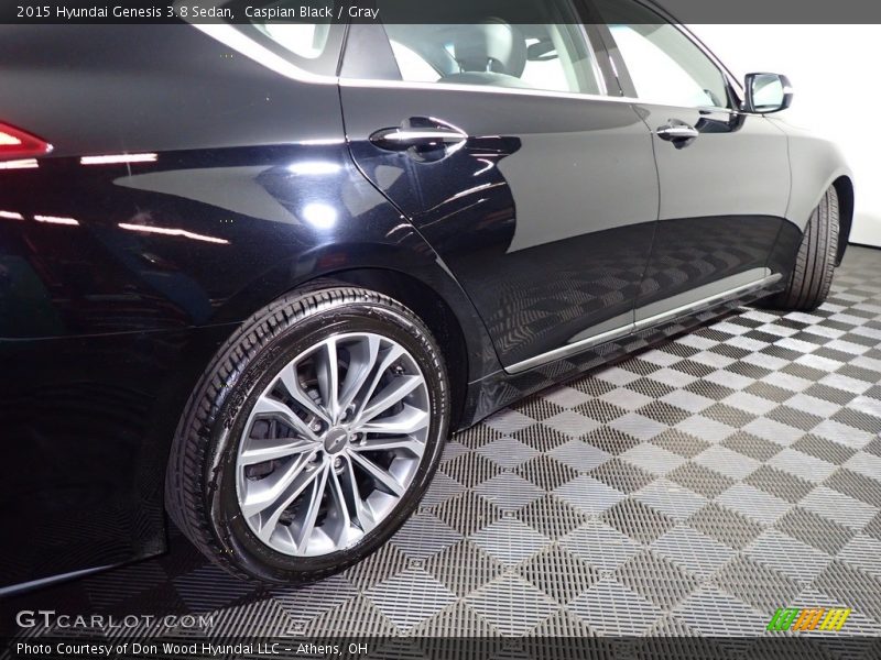 Caspian Black / Gray 2015 Hyundai Genesis 3.8 Sedan