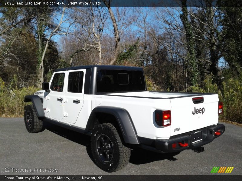Bright White / Black 2021 Jeep Gladiator Rubicon 4x4
