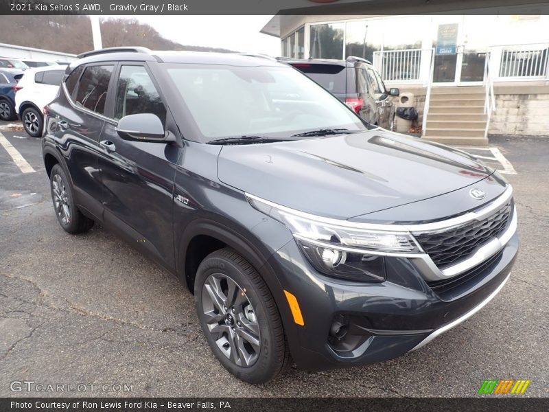 Gravity Gray / Black 2021 Kia Seltos S AWD