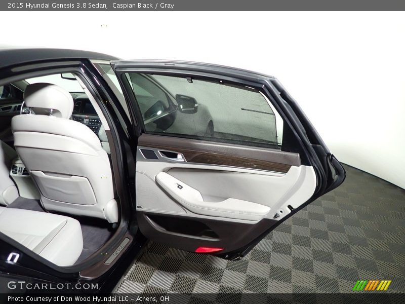 Caspian Black / Gray 2015 Hyundai Genesis 3.8 Sedan