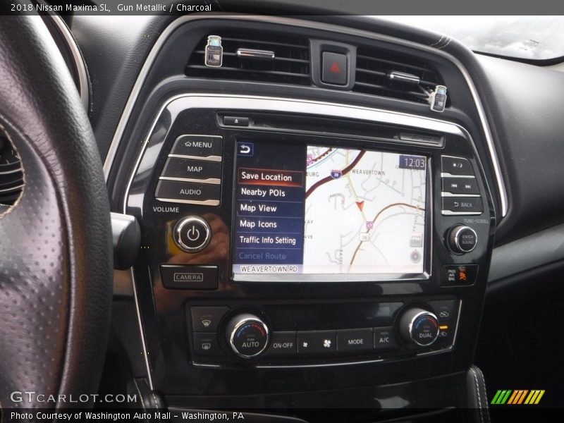 Gun Metallic / Charcoal 2018 Nissan Maxima SL