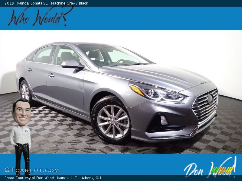 Machine Gray / Black 2019 Hyundai Sonata SE