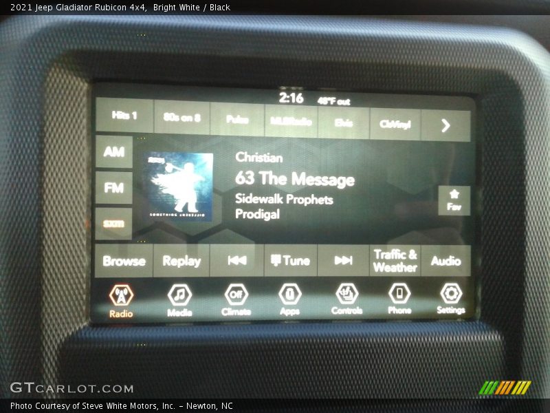 Bright White / Black 2021 Jeep Gladiator Rubicon 4x4