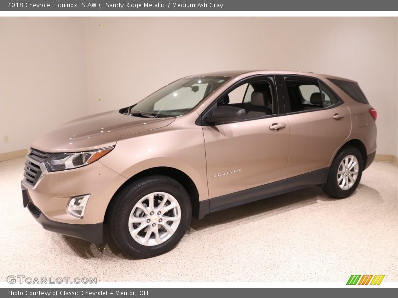 Sandy Ridge Metallic / Medium Ash Gray 2018 Chevrolet Equinox LS AWD