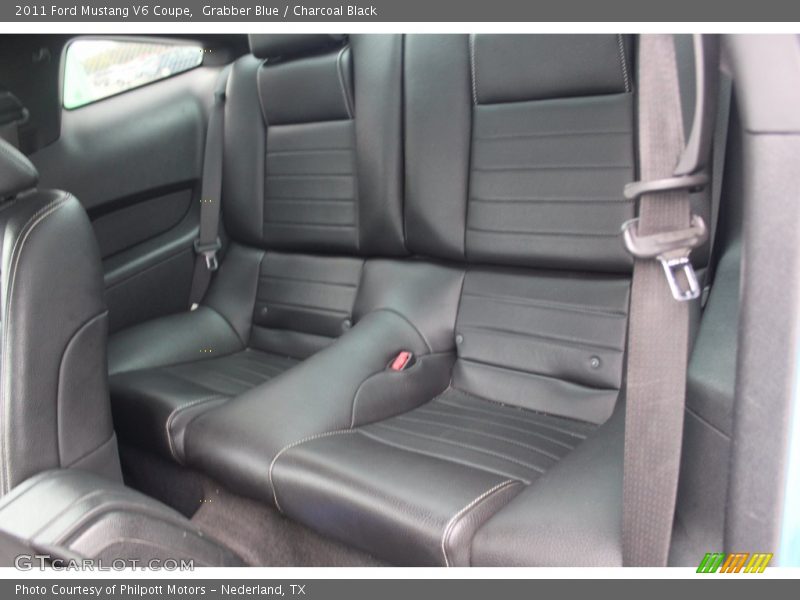 Grabber Blue / Charcoal Black 2011 Ford Mustang V6 Coupe