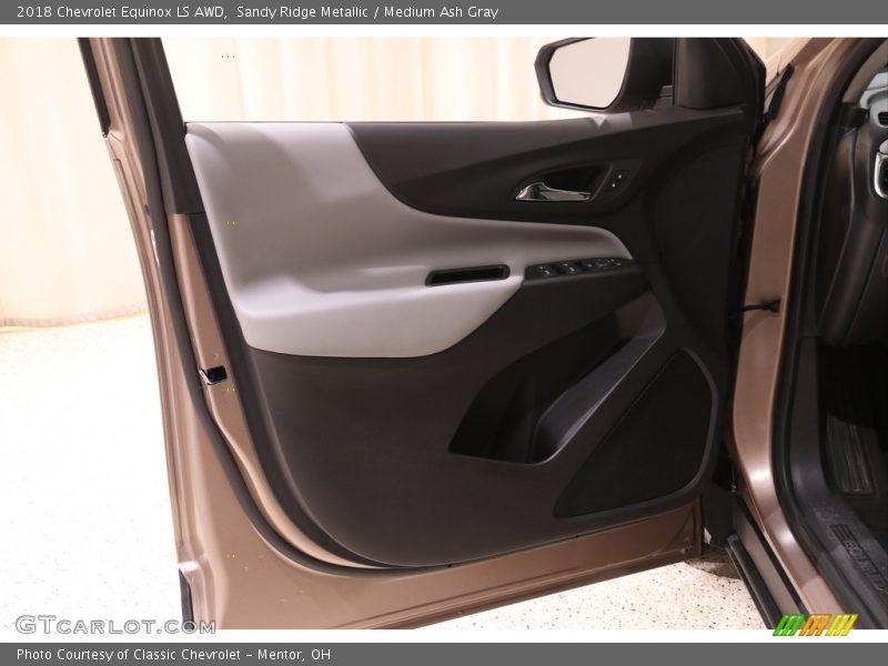 Sandy Ridge Metallic / Medium Ash Gray 2018 Chevrolet Equinox LS AWD