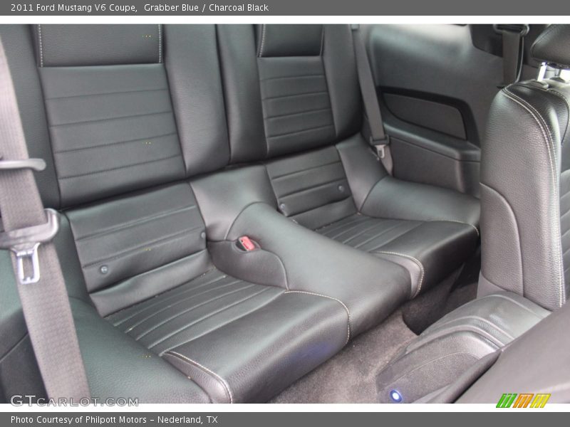 Grabber Blue / Charcoal Black 2011 Ford Mustang V6 Coupe