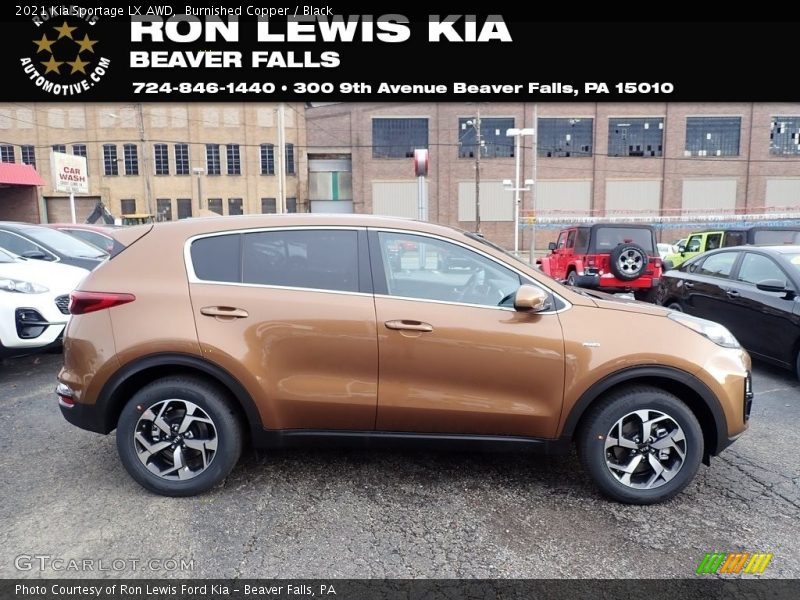 Burnished Copper / Black 2021 Kia Sportage LX AWD