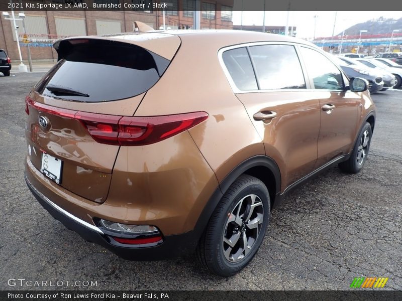 Burnished Copper / Black 2021 Kia Sportage LX AWD