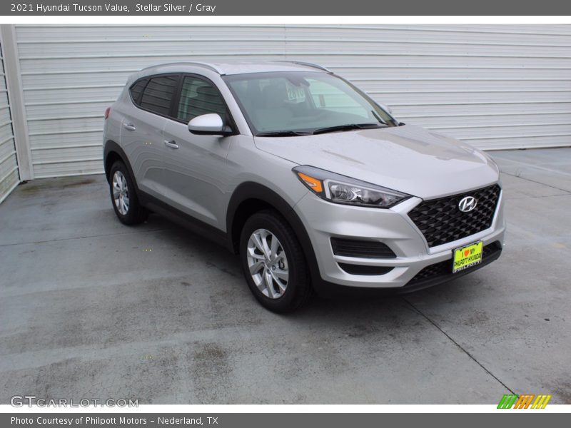 Stellar Silver / Gray 2021 Hyundai Tucson Value