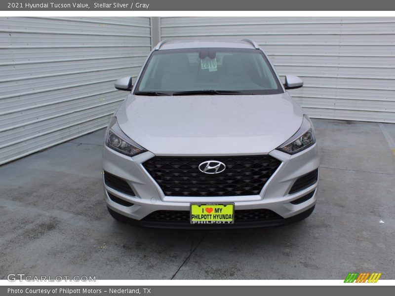 Stellar Silver / Gray 2021 Hyundai Tucson Value