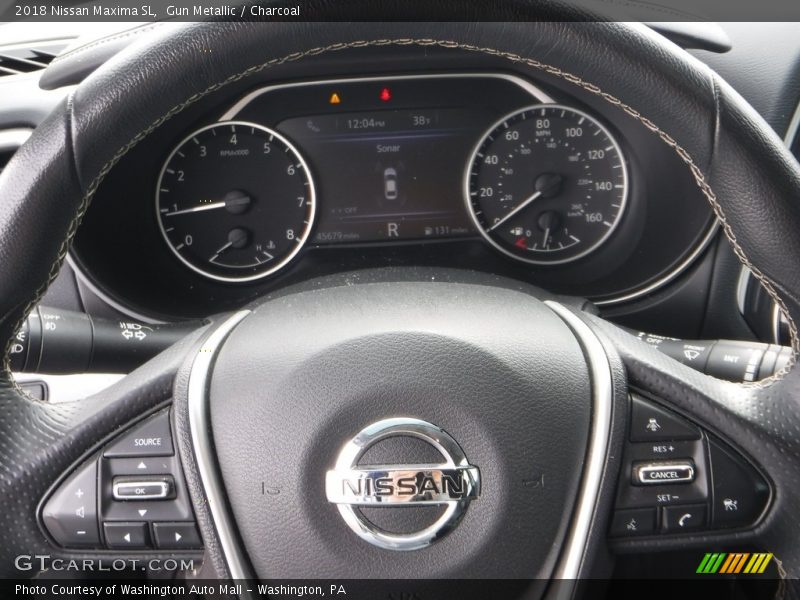 Gun Metallic / Charcoal 2018 Nissan Maxima SL