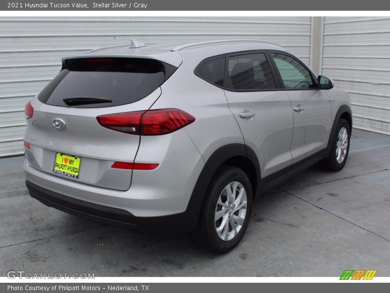 Stellar Silver / Gray 2021 Hyundai Tucson Value