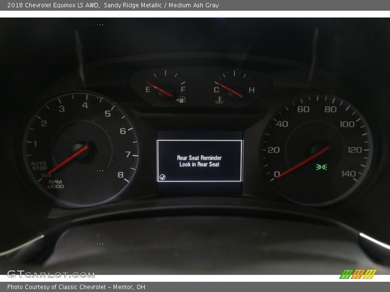 Sandy Ridge Metallic / Medium Ash Gray 2018 Chevrolet Equinox LS AWD