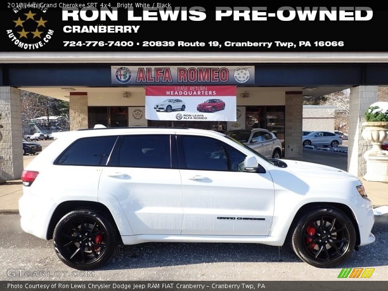 Bright White / Black 2018 Jeep Grand Cherokee SRT 4x4