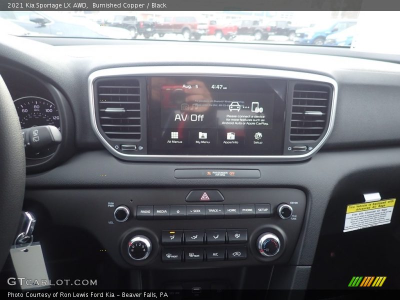 Burnished Copper / Black 2021 Kia Sportage LX AWD