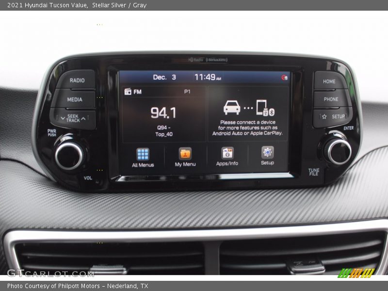 Stellar Silver / Gray 2021 Hyundai Tucson Value
