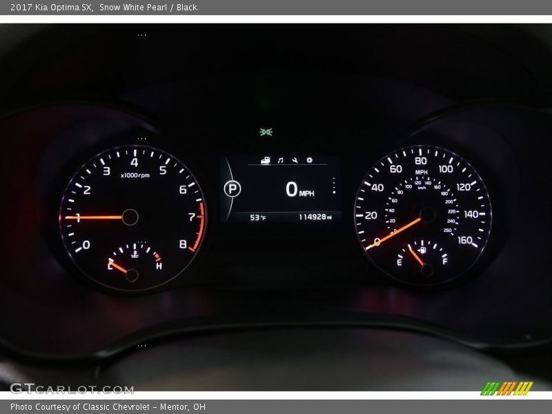  2017 Optima SX SX Gauges