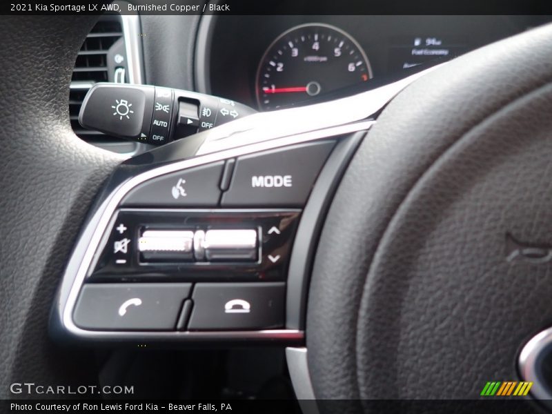 Burnished Copper / Black 2021 Kia Sportage LX AWD