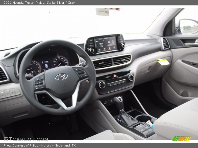 Stellar Silver / Gray 2021 Hyundai Tucson Value