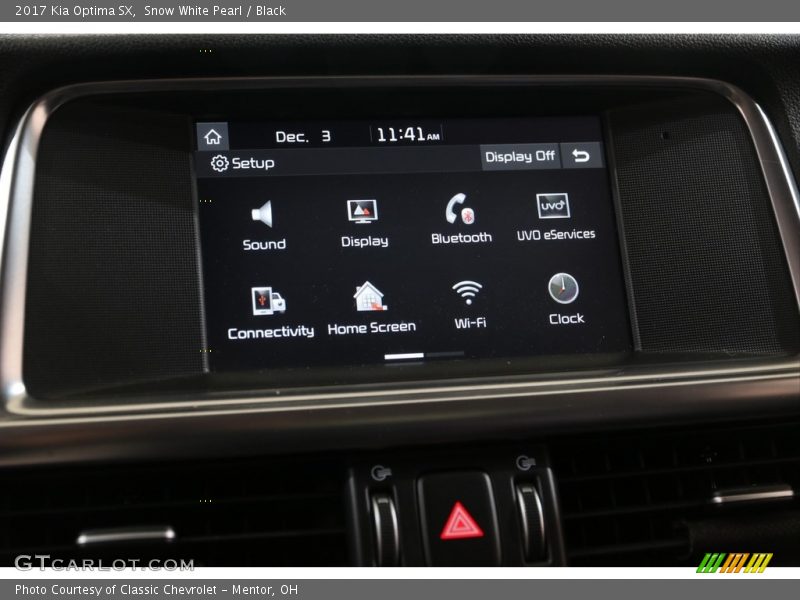 Controls of 2017 Optima SX