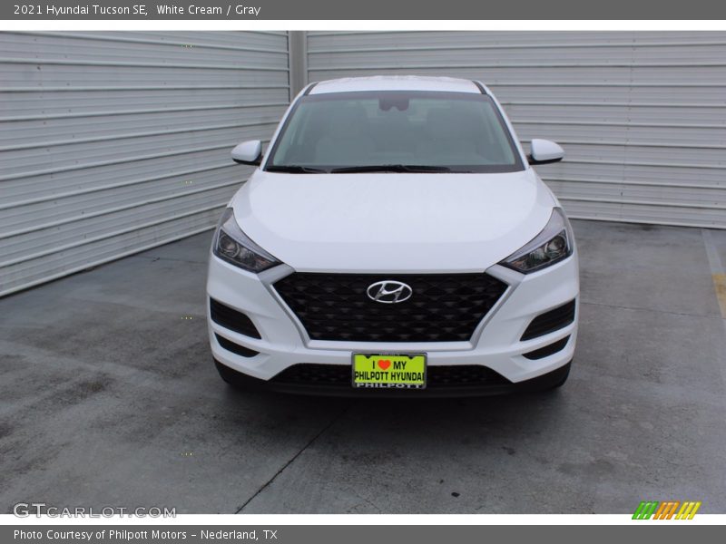White Cream / Gray 2021 Hyundai Tucson SE