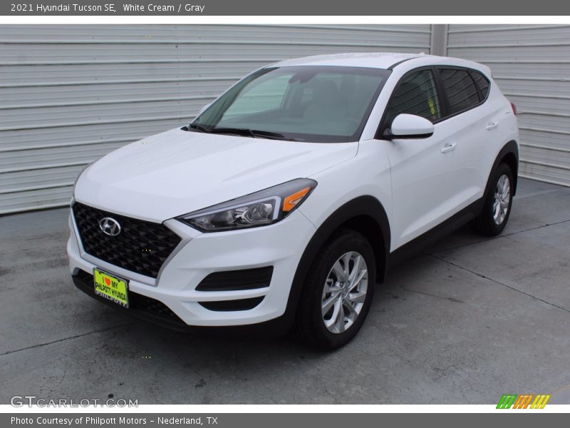 White Cream / Gray 2021 Hyundai Tucson SE