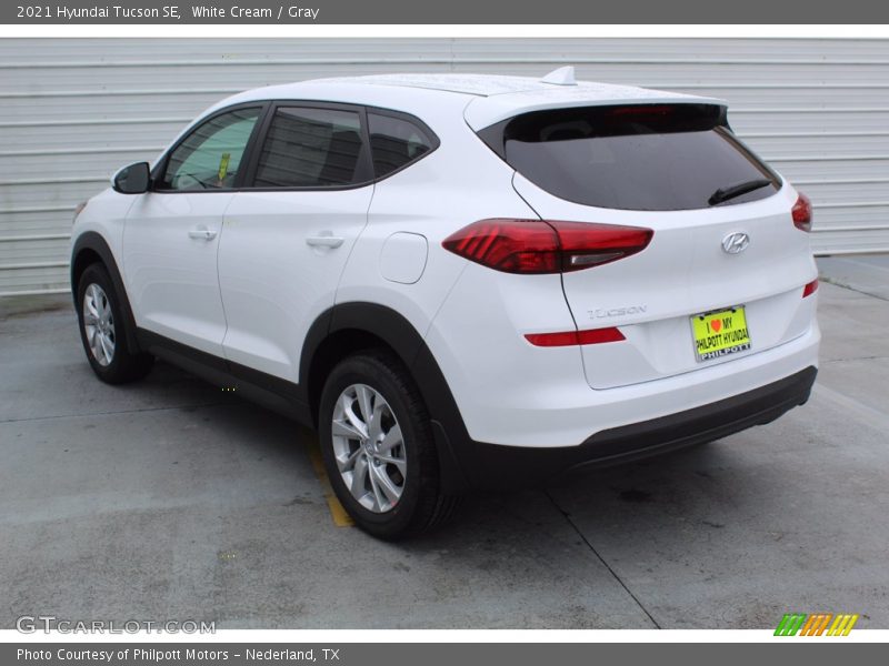 White Cream / Gray 2021 Hyundai Tucson SE