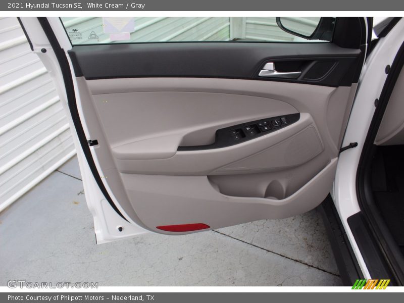 White Cream / Gray 2021 Hyundai Tucson SE