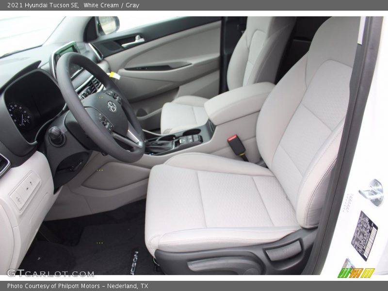 White Cream / Gray 2021 Hyundai Tucson SE