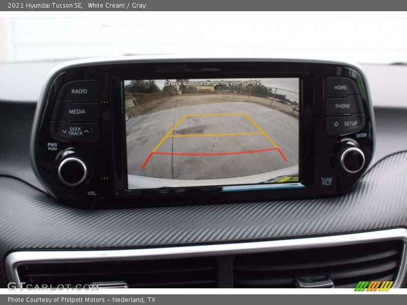 White Cream / Gray 2021 Hyundai Tucson SE