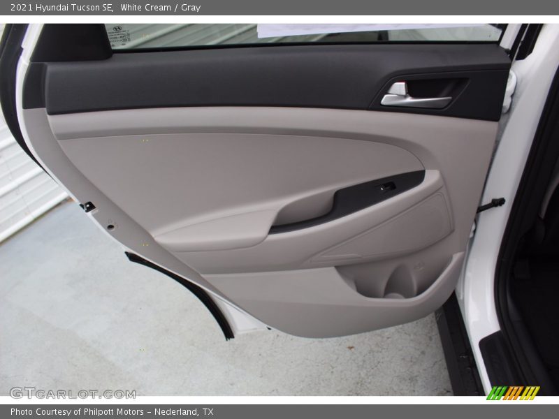 White Cream / Gray 2021 Hyundai Tucson SE