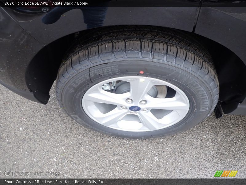 Agate Black / Ebony 2020 Ford Edge SE AWD