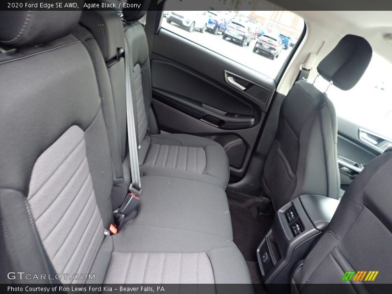 Agate Black / Ebony 2020 Ford Edge SE AWD