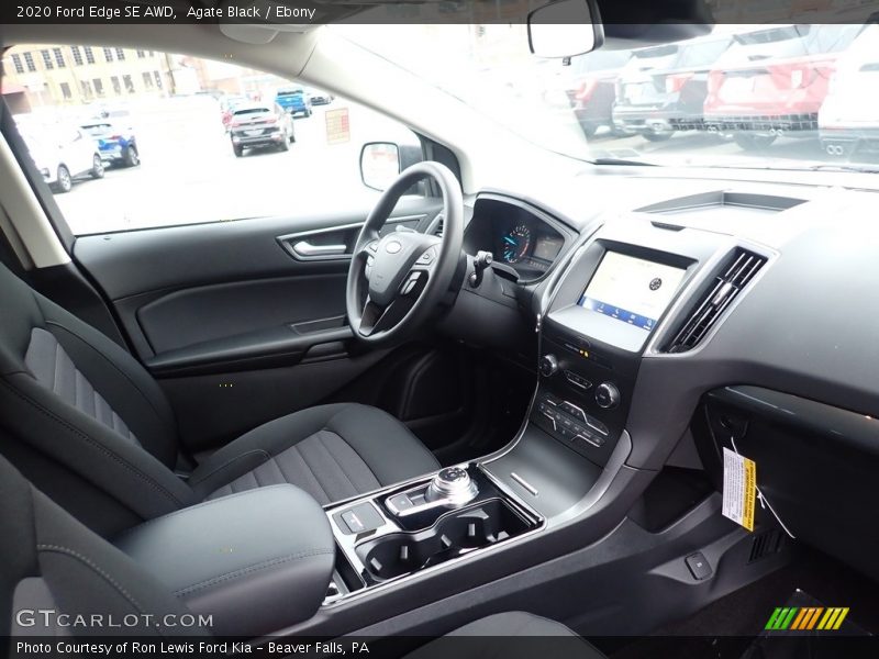 Agate Black / Ebony 2020 Ford Edge SE AWD