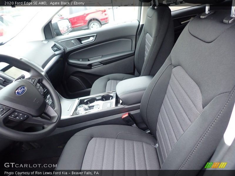 Agate Black / Ebony 2020 Ford Edge SE AWD