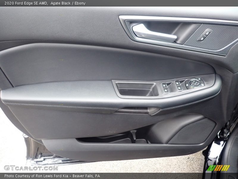 Agate Black / Ebony 2020 Ford Edge SE AWD