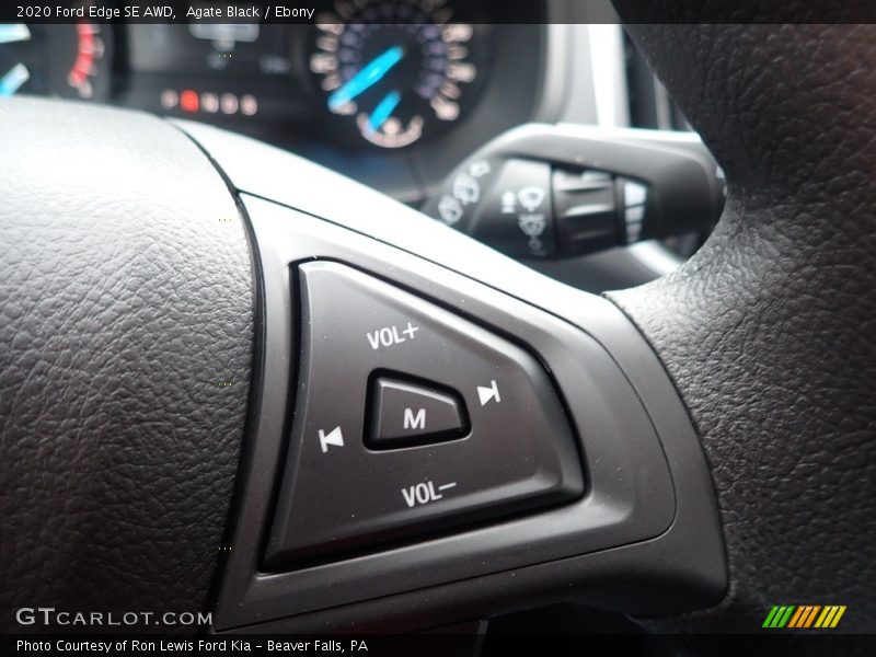 Agate Black / Ebony 2020 Ford Edge SE AWD